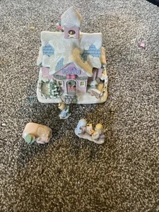 Merry Memories School Precious Moments Hawthorne Christmas Village vintage Lot 1 - Picture 1 of 8