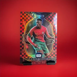 Nuno Mendes select fifa 2022-2023 red/black checkerboard terrace prism. SSP. - Picture 1 of 3