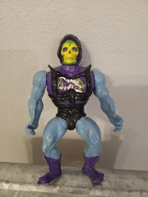 Skeletor Battle Damage Armor Action Figure Mattle He-Man 1981 Soft Head - Image 1 of 2