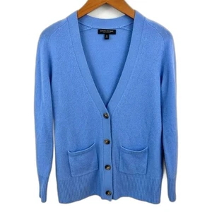 Banana Republic leichte Kaschmir Strickjacke Gr. XS Off Gauge Knopfleiste - Bild 1 von 9
