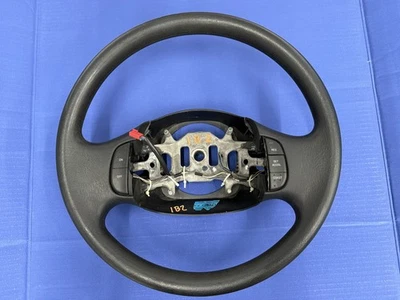 1998-2007 FORD F-250 F-350 BLACK FOAM STEERING WHEEL WITH CRUISE USED OEM - Image 1 of 4