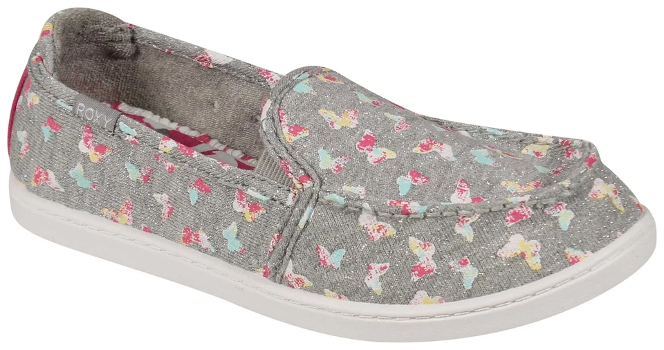 Zapato Roxy Minnow Niña - Gris/Rosa - Nuevo Foto 1 de 1