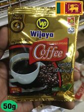 Wijaya Ceylon Coffee Powder Natural Flavor Pure Black Fine Grade Ground 50g