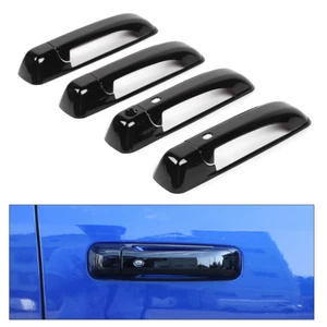 Cubierta decorativa de manija de puerta exterior 4 piezas para Dodge RAM 1500 2010-2017 negra - Imagen 1 de 7