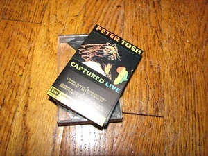 PETER TOSH - CAPTURED LIVE - EMI AMERICA CASSETTE TAPE CANADA IMPORT - Picture 1 of 2