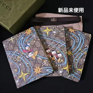 GUCCI x Disney Donald Duck Notebook Set of 3 Notepad Memo GG Supreme New F/S JPN - Picture 1 of 3