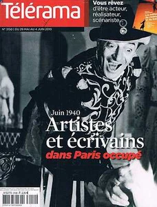 Telerama N°3150 29 Mai 2010 :Juin 1940 : artistes et ecrivains - Imagen 1 de 1
