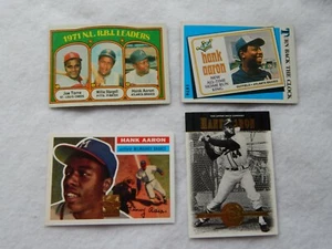 4 tarjetas de béisbol Hank Aaron - Imagen 1 de 10