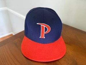 New Era Pepperdine Waves Blue Fitted Hat, Orange Logo, Blue Bill, Sz 8 - Picture 1 of 5