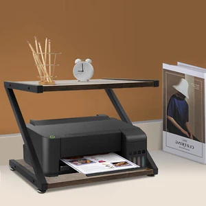 Monitorst?nder Monitorerh?hung Druckerst?nder Regal Schreibtischaufsatz Holz - Afbeelding 1 van 11
