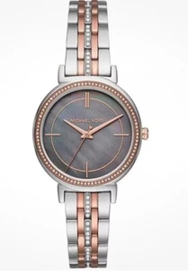 Michael Kors MK3642 Ladies Cinthia Two-Tone Watch New No Box - Picture 1 of 12