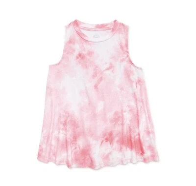 Wonder Nation Girls Size XS (4-5) Sleeveless Swing Tank Top Tie Dye Peach - Image 1 of 4