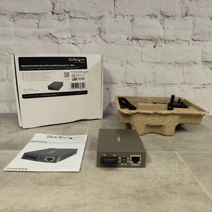 StarTech 1000 Mbps Gigabit Multi Mode Fiber Ethernet Media Converter SC 550m - Photo 1/8