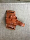 GALCO SIL244 Vintage Silhouette Gun Holster Brown Leather .380 Auto
