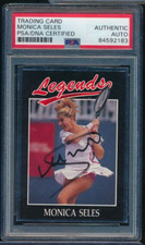 1991 Legends Magazine card #35 MONICA SELES rc signed auto autograph PSA/DNA