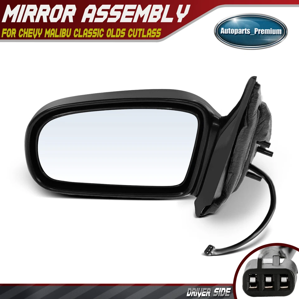 Espejo retrovisor eléctrico para conductor con plegado manual para Chevy Malibu Classic Oldsmobile Cutlass Foto 1 de 4