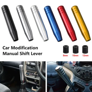 18CM Long Car Manual Gear Knob Shift Lever Head Shifter Shifting Universal - Picture 1 of 22
