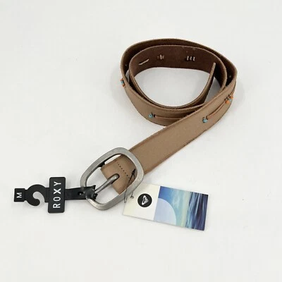 Roxy Western Boho Beaded Leather Belt Size M Coastal Cowboy - Image 1 of 4