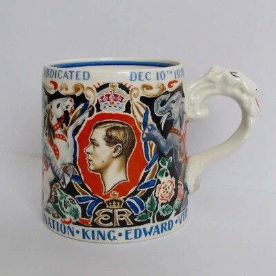 Edward VIII Tea Mug Celebrating His Coronation and Abdication - Image 1 of 4