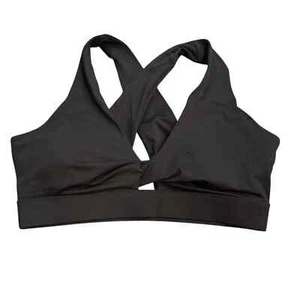 NEU Fabletics Damen Größe XXL Oasis Twist Front Sport-BH schwarz Einzelhandel 49,95 $ - Bild 1 von 9