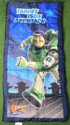 Toy Story, Buzz Lightyear, saco de dormir - camping infantil vintage, tienda de campaña para jugar Foto 1 de 3
