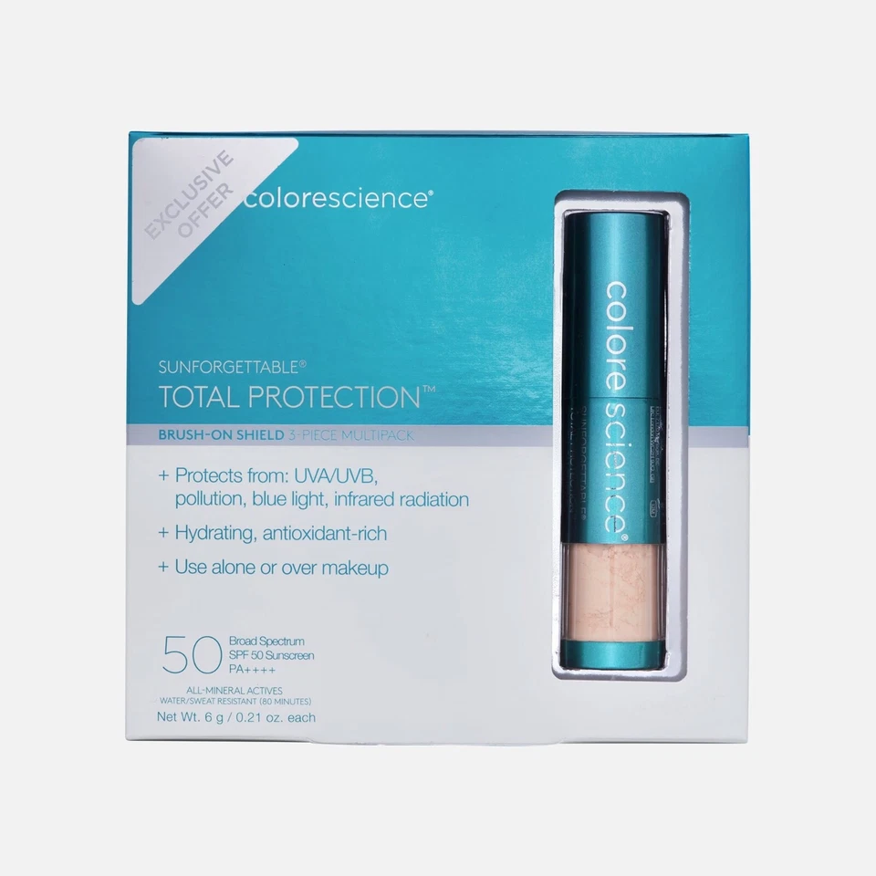 Colorescience Sunforgettable Total Protection Brush on Shield SPF 50 Multipack - Image 1 of 3