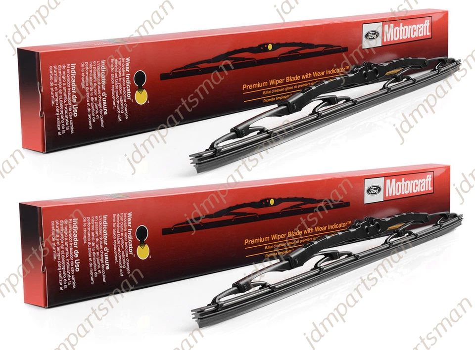 Escobilla limpiaparabrisas premium MOTORCRAFT 22" y 18" (juego de 2) delantera - WW2200PC + WW1800PC Foto 1 de 1