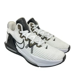 Nike Men's LeBron Witness VI Basketball Sneakers DO9843-100 White/Black Size 14M - Picture 1 of 8