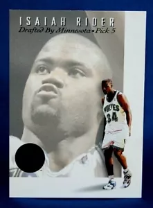 1993-94 Skybox Premium Isaiah Rider ROOKIE Minnesota Timberwolves #DP5 - Picture 1 of 2