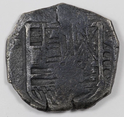 (1621-1665) E Colombia 8 Reales Philip IV Cartagena de Indias Silver Cob 22.4g Cover
