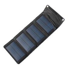 Outdoor 7W Foldable Solar Panel Charger Power Bank For Camping,Hiking