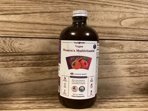 Vegan Liquid Multivitamin for Women Biotin, Folate, 16 Oz Exp 2025 Liquid Health - Picture 1 of 6