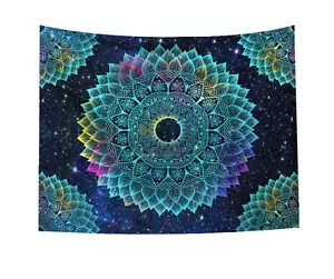 Indian Mandala Tapestry Bohemian Psychedelic Tapestry 100*150cm UK FAST POST 20 - Picture 1 of 2