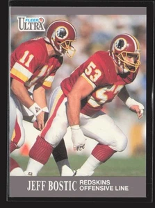 1991 Ultra #268 Jeff Bostic Washington Redskins - Picture 1 of 2