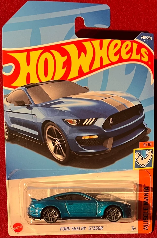 Hot Wheels Muscle Mania Ford Shelby GT350R AZUL 249/250. VEJA OFERTAS COMBINADAS! - Imagem 1 de 1