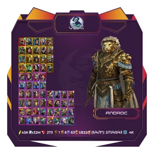 RaidShadowLegends|1Myt|17Leg|Androc|Queen Eva||Rektor +4|45K⚡️ - Picture 1 of 1