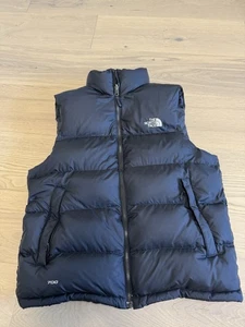 Chaleco The North Face Retro Nuptse 700 Negro Para Hombre Talla M Chaqueta De Colección Plumón de Ganso - Imagen 1 de 14