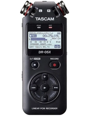 Registratore digitale palmare con iterfaccia USB Tascam DR-05X - Immagine 1 di 4