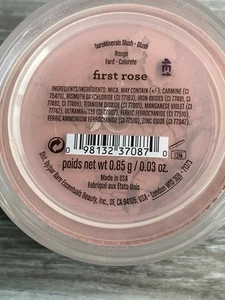 bare Minerals Blush Full Size .85g ~ First Rose~ NEW - Picture 1 of 4