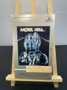 Motel Hell VHS 1986 MGM Big Box RARE HTF Vintage Cult B Movie Horror - Picture 1 of 10