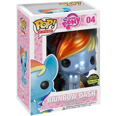 My Little Pony - Figura de tablero arco iris metálico (3,75") - Funko - ¡Pop! My Foto 1 de 2