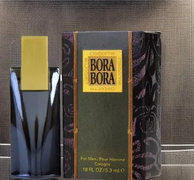 BORA BORA para HOMBRE por LIZ CLAIBORNE Colonia Miniatura .18 OZ Mini NUEVO en CAJA 🏝️ Foto 1 de 4
