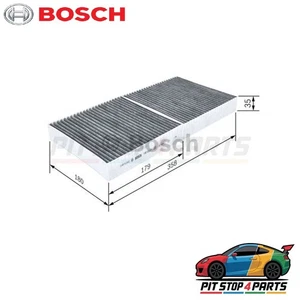 Bosch 1987432571 Cabin Pollen Filter 360 mm Fits Mercedes-Benz SLK 2015-2025 - Picture 1 of 9