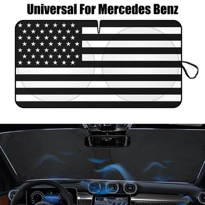 Parabrisas Para Mercedes Benz Accesorios Coche Grande SUV Cubierta Bandera de Estados Unidos Foto 1 de 4