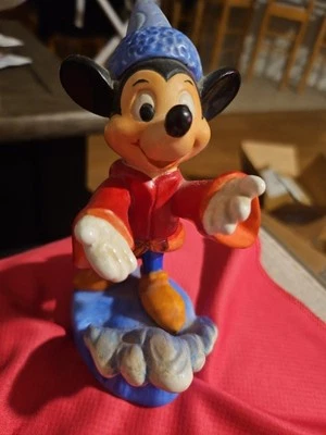 Figura Rara De Colección Goebel Fantasía Hechicero Mickey Mouse - Walt Disney, Alemania Foto 1 de 4