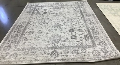 Tapete com manchas traseiras marfim/prata 8'-0" x 10'-0", preço reduzido 1172681825 ADR109C-8 - Imagem 1 de 4