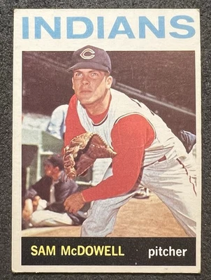 1964 TOPPS SAM McDOWELL (CLEVELAND INDIANS) #391 VG - Image 1 of 2