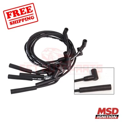 Juego de cables de bujía MSD para Ford 1977-1993 Thunderbird Foto 1 de 2