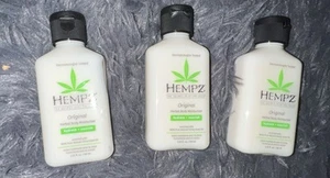 3x Hempz Original Herbal Body Moisturizer Hydrate Nourish 2,25 flüssige Unzen Reisegröße - Bild 1 von 2