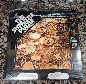 Vintage 1980 The Shmuzzle Puzzle 168 Identically Shaped Pieces GOLD COINS New!